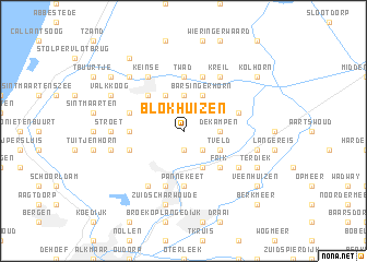 map of Blokhuizen