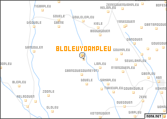 map of Bloleuyoampleu