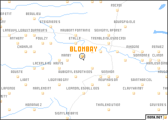 map of Blombay