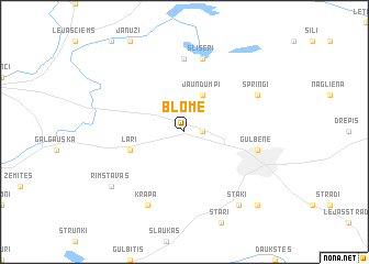 map of Blome