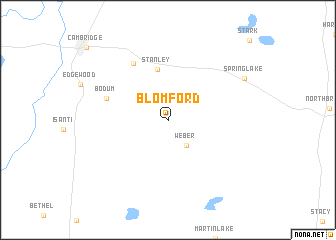 map of Blomford