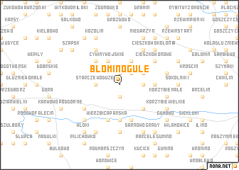 map of Blomino Gule