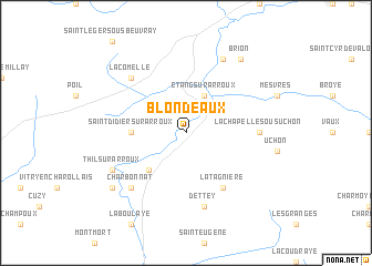 map of Blondeaux