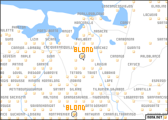map of Blond