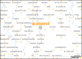 map of Blonhofen