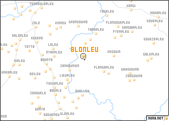 map of Blonleu