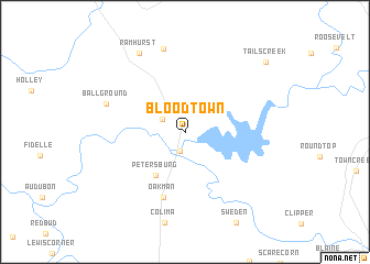 map of Bloodtown