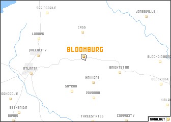 map of Bloomburg