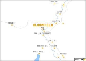 map of Bloomfield