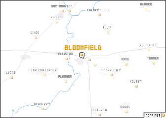 map of Bloomfield