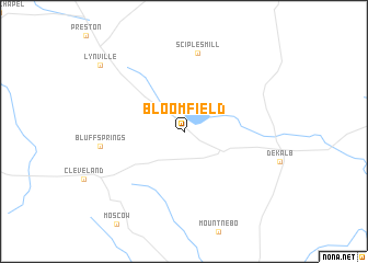 map of Bloomfield