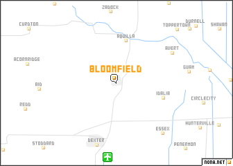 map of Bloomfield