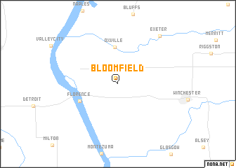 map of Bloomfield