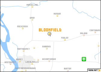 map of Bloomfield