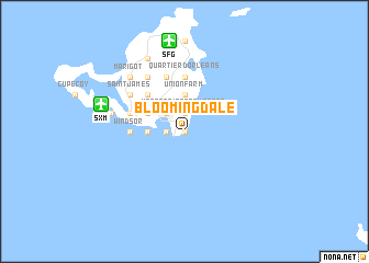 map of Bloomingdale