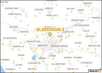 map of Bloomingdale