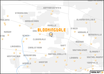 map of Bloomingdale