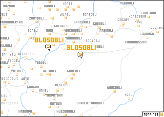 map of Blosobli