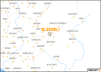 map of Blosobli