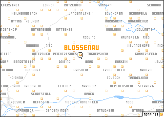 map of Blossenau