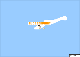 map of Blossom Point