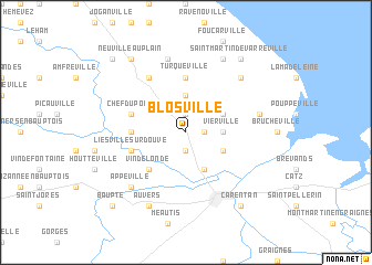 map of Blosville