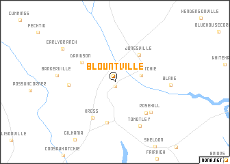 map of Blountville