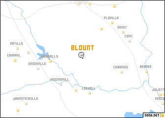 map of Blount