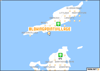 map of Blowing Point Village