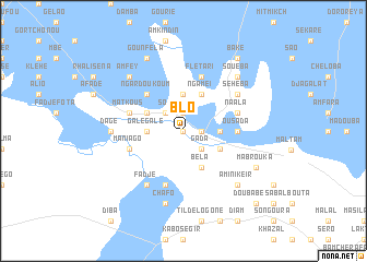 map of Blo