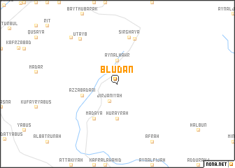 map of Blūdān