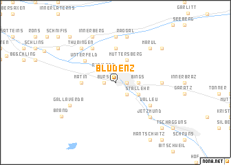 map of Bludenz