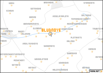 map of Bludnoye