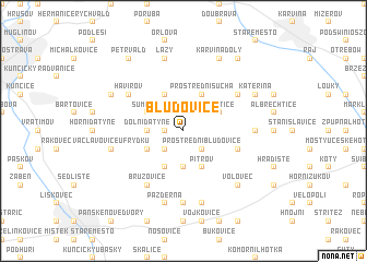 map of Bludovice