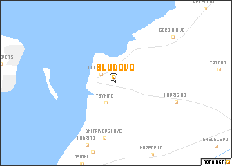 map of Bludovo