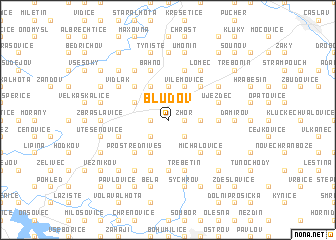map of Bludov