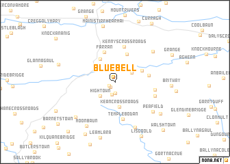 map of Bluebell