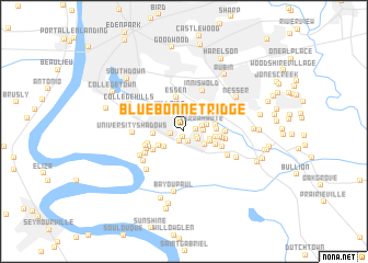 map of Bluebonnet Ridge