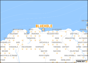 map of Blue Hole