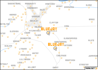 map of Blue Jay