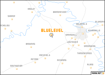 map of Blue Level