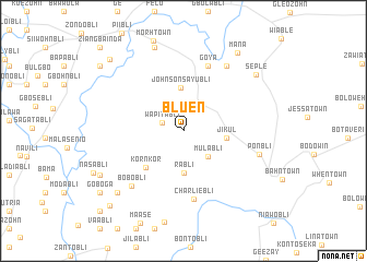 map of Bluen