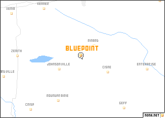 map of Blue Point