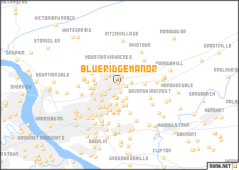 map of Blue Ridge Manor