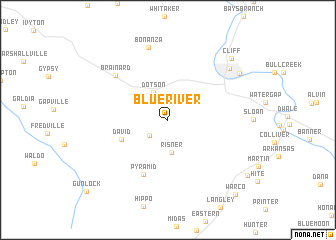 map of Blue River