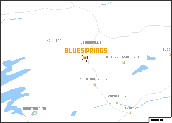 map of Blue Springs