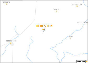 map of Bluestem