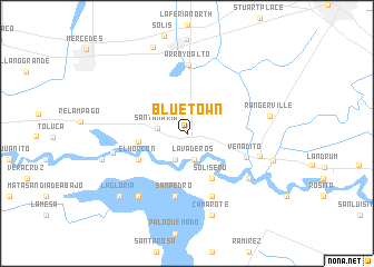 map of Bluetown