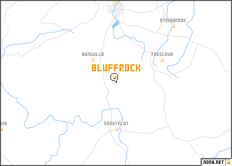 map of Bluff Rock