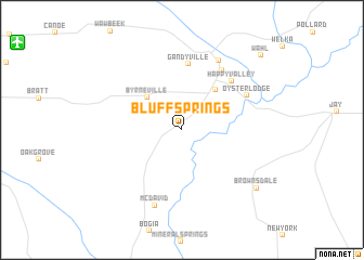 map of Bluff Springs